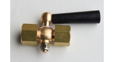 Brass gauge cock, screwed bsp